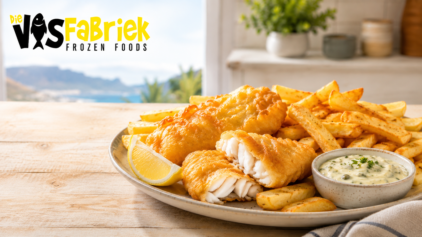 Crispy Beer-Battered Hake & Chips